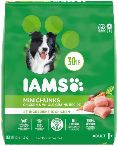 Iams Minichunks Adult Dog food 